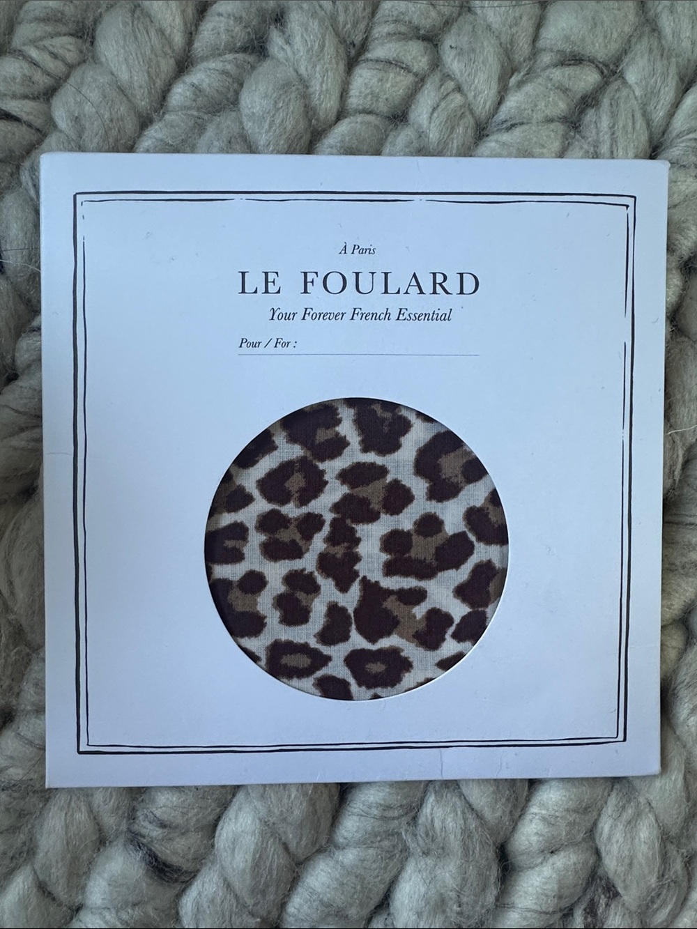 Sezane - Leopard Print Scarf